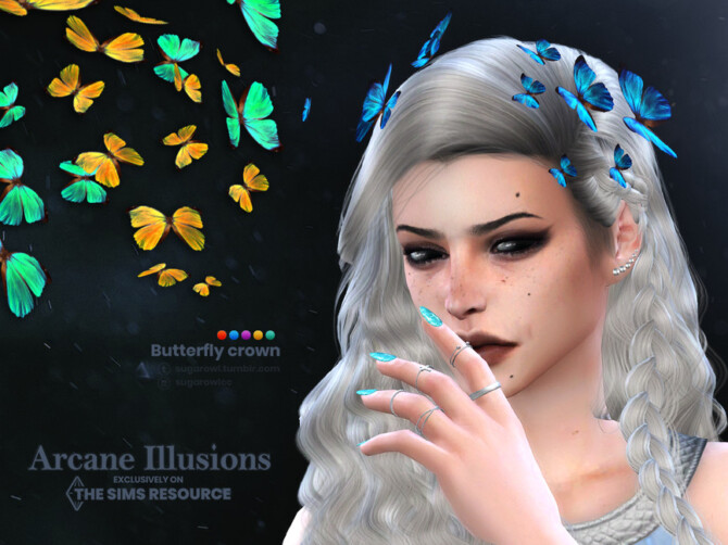 Arcane Illusions | Butterfly crown by sugar owl at TSR