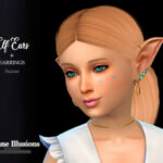 Arcane Illusions Elf Ears + Earrings Child by Suzue at TSR