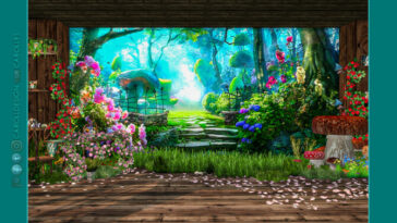 Arcane Illusions Enchanted Forest Mural by Caroll91 at TSR