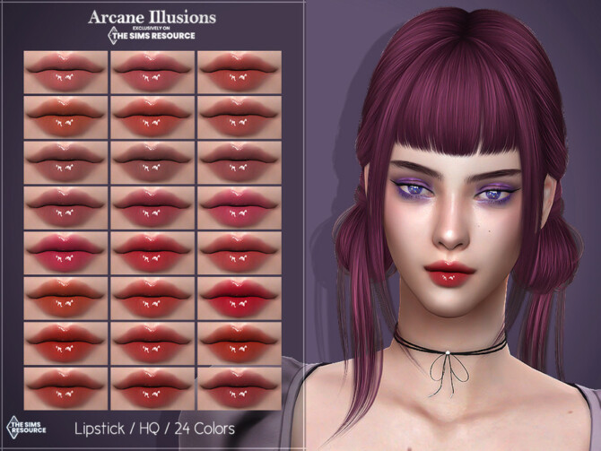 Arcane Illusions Fairy Lipstick by Lisaminicatsims at TSR