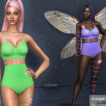 Arcane Illusions Fairy Outfit by CherryBerrySim at TSR