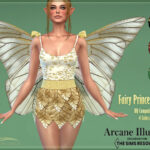 Arcane Illusions Fairy Princess Dress by Harmonia at TSR