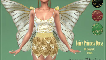 Arcane Illusions Fairy Princess Dress by Harmonia at TSR