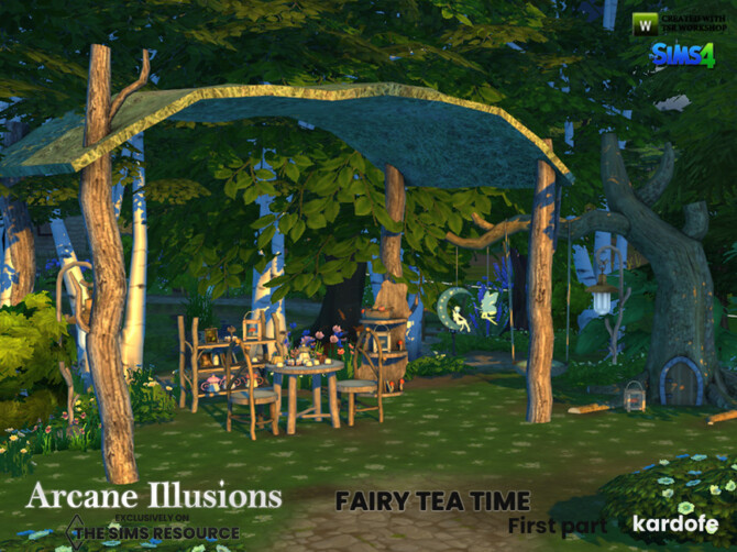 Arcane Illusions Fairy tea time1 by kardofe at TSR