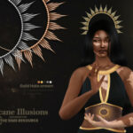 Arcane Illusions | Gold Halo crown by sugar owl at TSR