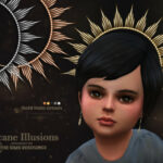 Arcane Illusions | Gold Halo crown for toddlers by sugar owl at TSR