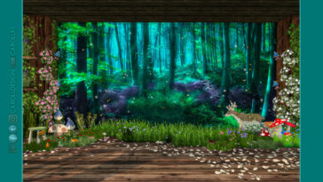 Arcane Illusions Magical Forest Mural by Caroll91 at TSR