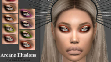 Arcane Illusions Medusa Eyeshadow by LVNDRCC at TSR