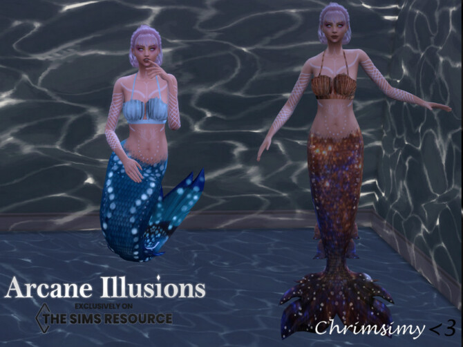 Arcane Illusions-Mermaid Top by chrimsimy at TSR