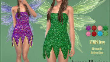 Arcane Illusions Nymph Dress by Harmonia at TSR