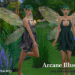 Arcane Illusions-Short Fairy Dress by chrimsimy at TSR