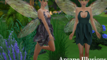 Arcane Illusions-Short Fairy Dress by chrimsimy at TSR