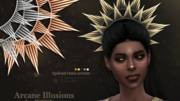 Arcane Illusions | Spiked Halo crown by sugar owl at TSR