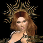 Arcane Illusions Sun halo crown by NataliS at TSR