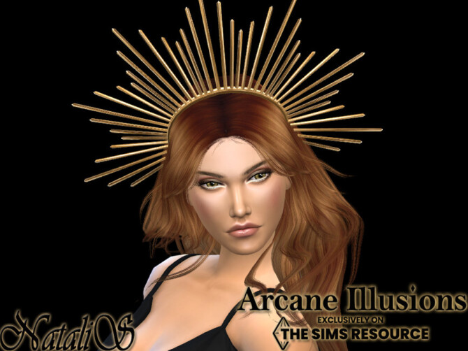 Arcane Illusions Sun halo crown by NataliS at TSR