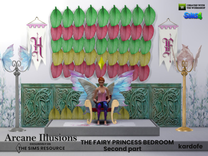 Arcane Illusions The fairy princess bedroom 2 by kardofe at TSR