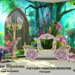 Arcane Illusions The fairy princess bedroom by kardofe at TSR