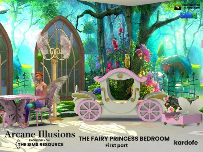 Arcane Illusions The fairy princess bedroom by kardofe at TSR