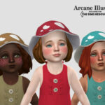 Arcane Illusions Toddler Mushroom Hat by InfinitePlumbobs at TSR