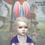 Arcane Illusions Toddler White Rabbit Ears by InfinitePlumbobs at TSR