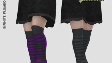 Arcane Illusions Toddler Witches Socks by InfinitePlumbobs at TSR