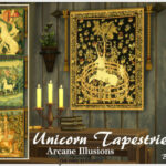 Arcane Illusions Unicorn Tapestries by philo at TSR