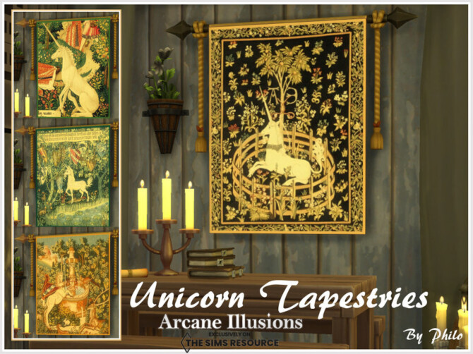 Arcane Illusions Unicorn Tapestries by philo at TSR