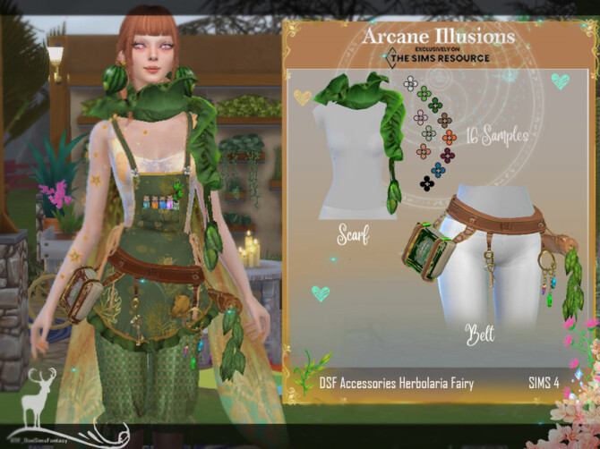 Arcane Illusions – Accessories Herbolaria Fairy by DanSimsFantasy at TSR