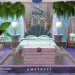 Arcane Illusions – Amethyst bedroom by melapples at TSR