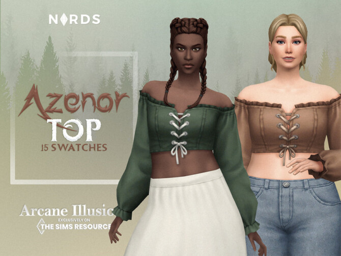 Arcane Illusions – Azenor Top by Nords at TSR