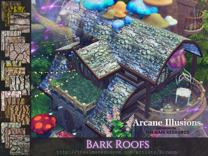 Arcane Illusions – Bark Roofs by Rirann at TSR