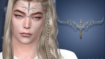 Arcane Illusions – Butterfly Circlet For Male by feyona at TSR