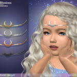 Arcane Illusions – Crescent Moon Circlet For Toddlers by feyona at TSR