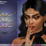 Arcane Illusions – Crescent Moon Circlet by feyona at TSR