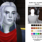 Arcane Illusions – Dark Elf Hairstyle by OranosTR at TSR