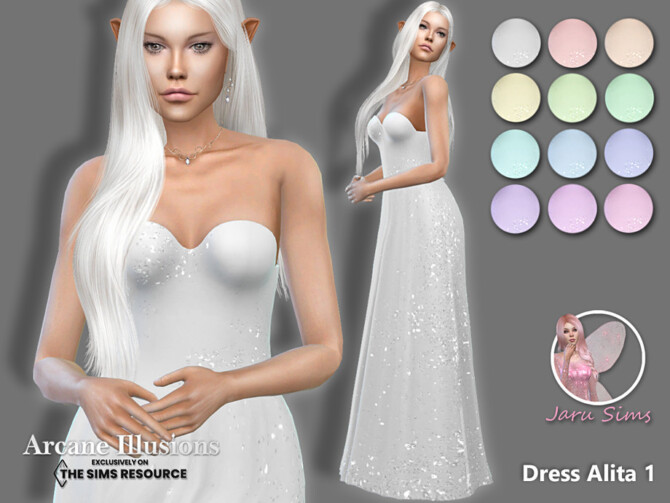 Arcane Illusions – Dress Alita 1 by Jaru Sims at TSR