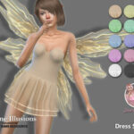 Arcane Illusions – Dress Shaia1 by Jaru Sims at TSR