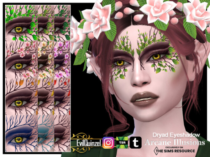 Arcane Illusions – Dryad Eyeshadow by EvilQuinzel at TSR