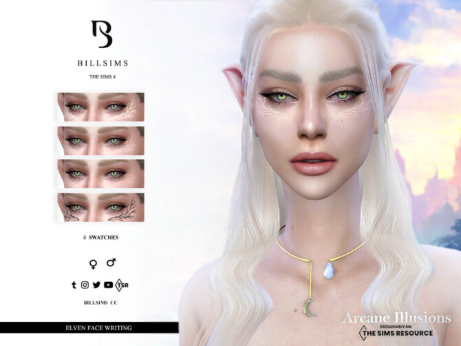 Arcane Illusions – Elven Face Writing by Bill Sims at TSR