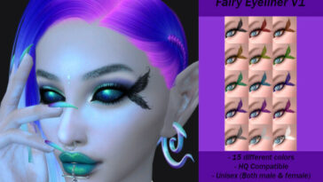 Arcane Illusions – Fairy Eyeliner V1 by PinkyCustomWorld at TSR