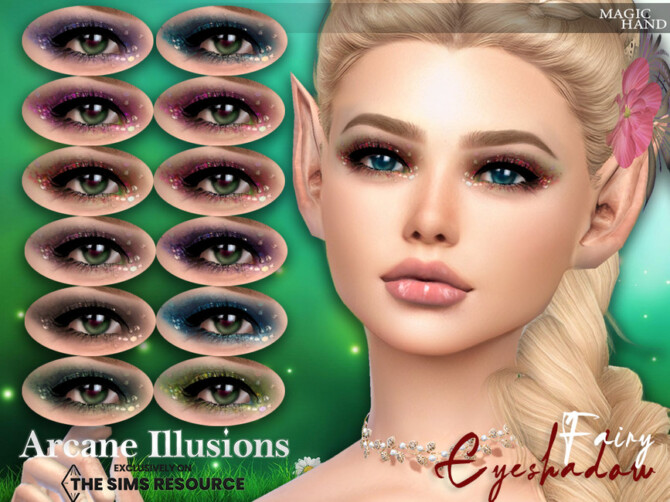 Arcane Illusions – Fairy Eyeshadow N21 by MagicHand at TSR