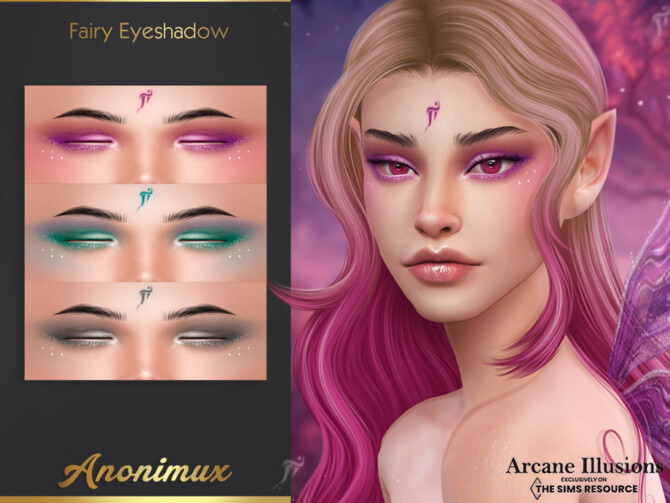 Arcane Illusions – Fairy Eyeshadow by Anonimux Simmer at TSR