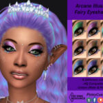 Arcane Illusions – Fairy Eyeshadow by PinkyCustomWorld at TSR