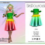 Arcane Illusions – Flower Fairy by SimsDollhouse at TSR