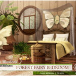 Arcane Illusions – Forest Fairy Bedroom by Lhonna at TSR