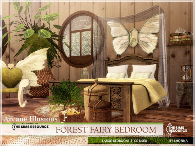 Arcane Illusions – Forest Fairy Bedroom by Lhonna at TSR