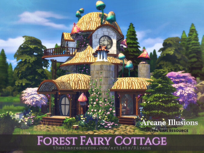 Arcane Illusions – Forest Fairy Cottage by Rirann at TSR