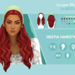 Arcane Illusions – Hestia Hairstyle by simcelebrity00 at TSR