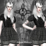 Arcane Illusions – IORA – Short Dress by Helsoseira at TSR