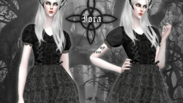 Arcane Illusions – IORA – Short Dress by Helsoseira at TSR